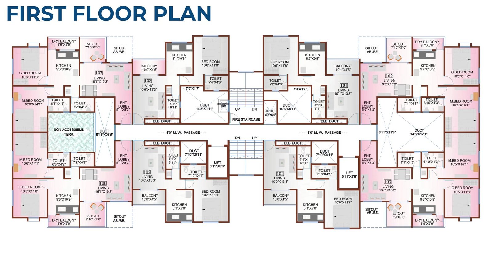 Ashtavinayak-Airavat-Typical-Floor-Plan-First FLoor